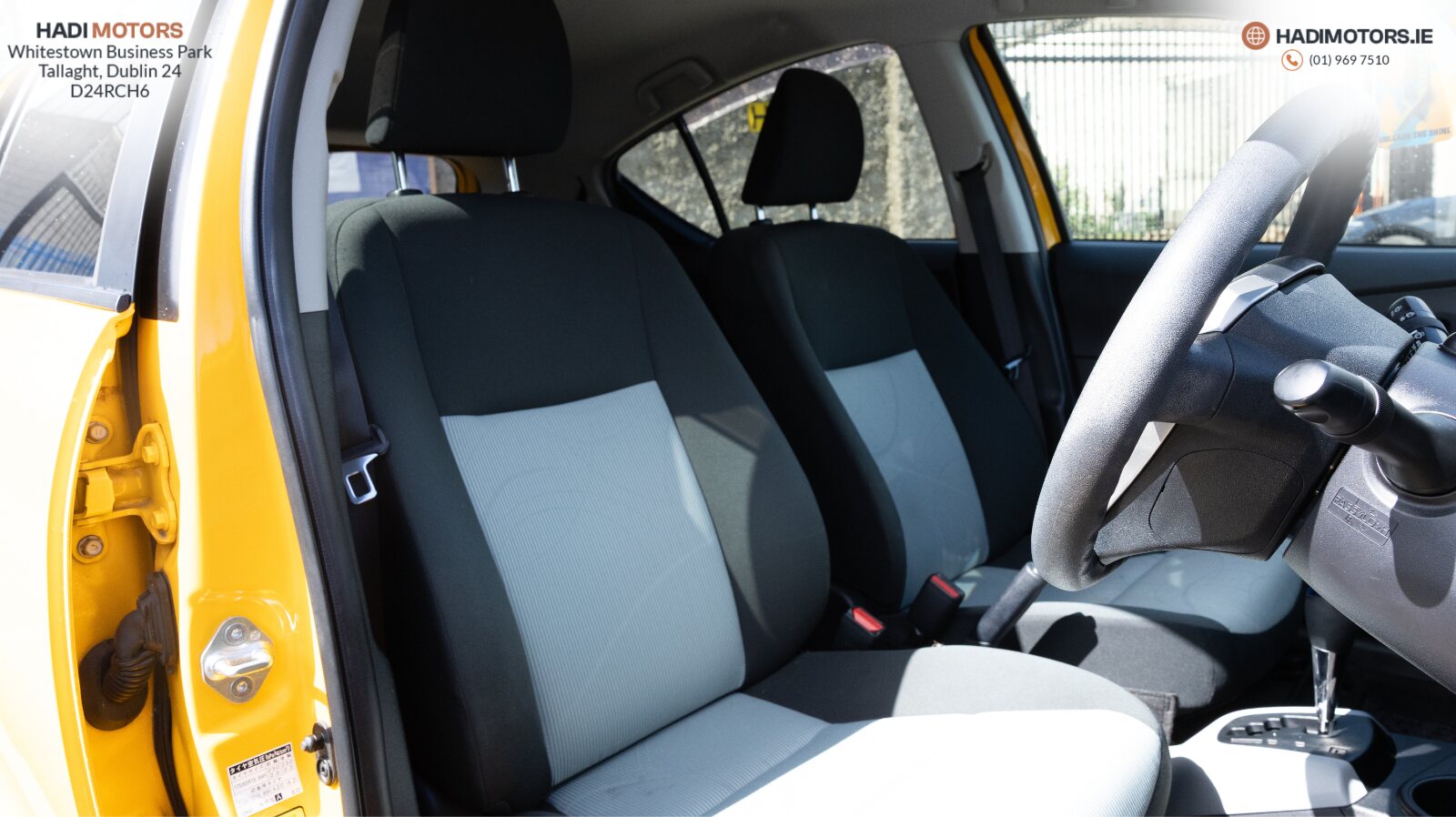 TOYOTA AQUA 2014 YELLOW HYBRID - Image 15